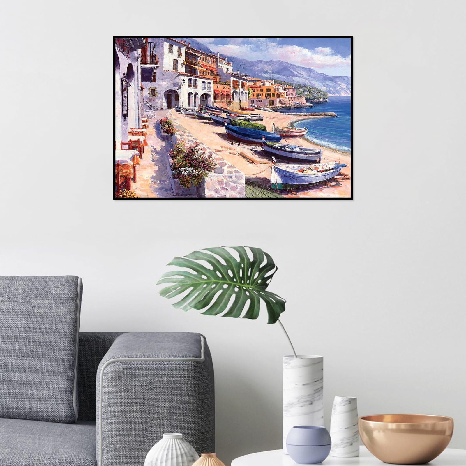 Amazon | CHengQiSM 1000ピース ジグソーパズル マイクロピース 海辺の